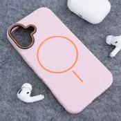 Maska Mag Case Summer Beats za iPhone 16 roze narandzasta