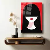 Wallity Dekorativna slika na kaljenom staklu, 60x90cm, Šarena