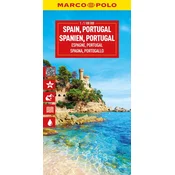 MARCO POLO Reisekarte Spanien, Portugal 1:1 Mio.