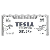 TESLA BATERIJE AAA SILVER  24 MULTIPACK (LR03 / KRČENJE 24 KOSOV)