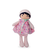 Lutka za bebe Fleur K Tendresse Kaloo 25 cm u cvjetnoj haljini od nježne tkanine u poklon-kutiji od 0 mjeseci