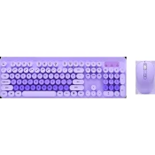 MOJA KNJIŽARA TASTATURA I MIŠ BEŽICNI SET OP24376 ljubicasta roze