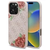 1 to 3 Ovitek Guess Hardcase Za Iphone 16 Pro Max 6.9 S Potiskom Rožic 4G