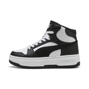 PUMA Rebound Femme Mid Sneakers Women, Shoes, White/Black, 42