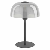 EGLO 900141 | Solo-2 Eglo stolna svjetiljka 41,5cm sa prekidacem na kablu 1x E27 crno, dim