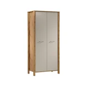 Komoda MENTA 90x200x53 cm hrast Wotan/siva