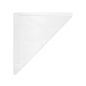 Papirnati kornet bel 23 x 23 cm, vezava `250g` [10 x 100 kosov]