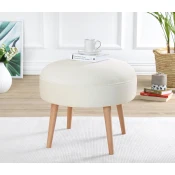Atelier del Sofa Tabure 52x44cm, Krem