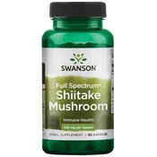 Polni spekter gob Shiitake, 500 mg - 60 kapsul