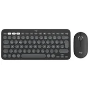 Logitech Bežicna tastatura Pebble2 Combo for Mac, Bluetooth, Siva