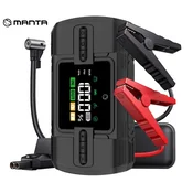 Manta MAJS001AP 4u1 powerbank baterija za punjenje i pokretanje, kompresor, LED, 12000mAh, 150PSI, 12V, USB-C