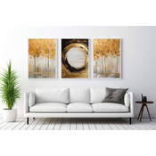 WALLXPERT Dekorativna uramljena MDF slika (3 komada) Mp3 00109 21 x 30