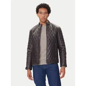 JOOP! Usnjena jakna 17 Boys 1500150 80000851 Rjava Regular Fit
