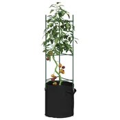 Kavezi za rajcice s vrecama za biljke 6 kom 116 cm celik i PP