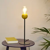 OSRAM namizna svetilka Decor Bubble, rumena, 1-žarnica, jeklo, E27 - Dnevna soba/jedilnica - Sodobni - rumena, črna - Kovina