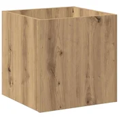 Vidaxl Cvetlično korito artisan hrast 40x40x40 cm inženirski les
