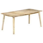 VIDAXL Jedilna miza 180x90x76 cm trden mangov les
