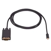 Akyga AK-AV-17 USB C/VGA kabel Adapter iz prenosnika na Full HD monitor 1,5 m