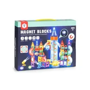 Magnetni set za sestavljanje TUNEL, Marble Run – 134 delov