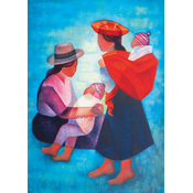BlueBird - Puzzle Louis Toffoli - Famille Péruvienne, 1986 - 1 000 kosov