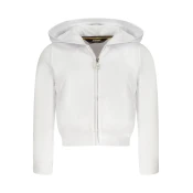 K-WAY ZIP-UP SWEATSHIRT FOR GIRLS WHITE