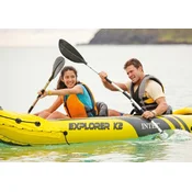 INTEX napihljiv kanu za dve osebi EXPLORER K2 Kayak 312 x 91 cm