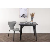 Venture Design Jedilna miza 80x80 cm črna