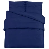 Set posteljine za poplun modri 220x240 cm lagana mikrovlakna