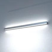 MCJ Mera LED stenska svetilka, širina 80 cm, aluminij, 4.000K - Hodnik - Sodobni - aluminij, matirana bela barva - Kovina
