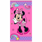 Faro Brisača Minnie Rainbow Bombaž - frotir, 70/140 cm