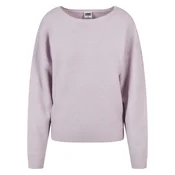Womens fluffy sweater - lilac
