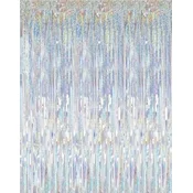 Zavesa za zabavo, holografska, 90x250 cm, 1 kos.