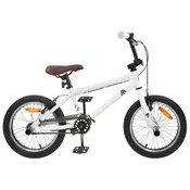 vidaXL BMX Kolo 20 Palcev za starejše od 9 let Bela