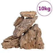 Greatstore Zmajev kamen 10 kg mešane barve 10-30 cm