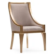 Casa Padrino luxury baroque dining room chair gray/gold - Baroque style kitchen chair - Magnificent luxury dining room furniture in baroque style - Baroque furniture - Noble & Magnificent