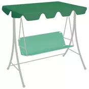 vidaXL Streha za vrtno gugalnico zelena 188/168x110/145 cm