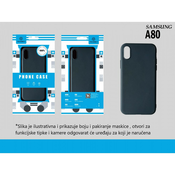 Silikonski ovitek za Samsung Galaxy A80 - črn