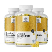 3x Kreatin monohidrat 3000 mg – ananas, skupaj 270 gumi bonbonov