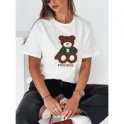 T-shirt damski BAREN ecru Dstreet