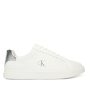 Superge Calvin Klein Low Pro Cups Laceup Lth Met HW0HW02846 Bela