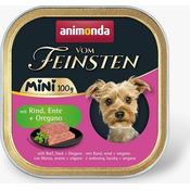 Mokra pasja hrana Vom Feinsten Adult Mini - govedina in raca