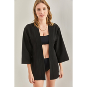Bianco Lucci Womens Basic Kimono