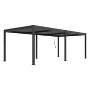 Bioklimatska pergola INTRO DUO 7,2x3,6 m, aluminij – samostoječa, tri-conska