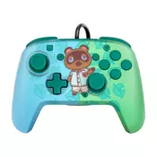PDP NINTENDO SWITCH FACEOFF DELUXE CONTROLLER + AUDIO - ANIMAL CROSSING