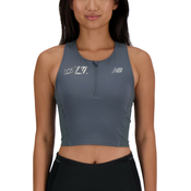 Majica brez rokavov New Balance London Edition Race Day Fitted Sleek Tank