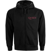 Queen Classic Crest (Back Print) Black S Ženske Kapuco