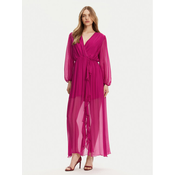 Haveone Poletna obleka AFF-N013 Roza Loose Fit