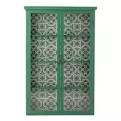Zelena stenska vitrina iz masivne jelke 81x122x22 cm Hazem – Bloomingville