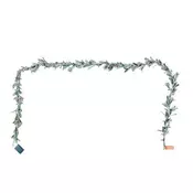 VEVOR Božični venec 2750x100x80 mm zelena LED svetlobna veriga