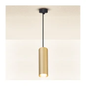 BRILAGI - LED prigušiva luster na sajli SELE 1xGU10/4,8W/230V crna/zlatna